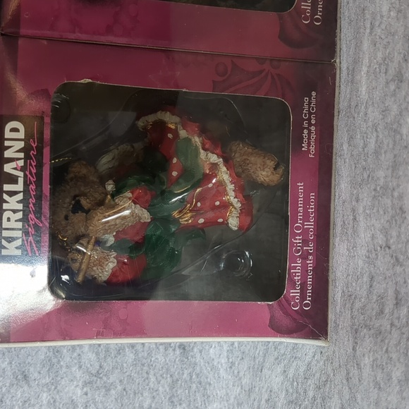 Kirkland Signature Teddy Bear Christmas Ornaments Original Sealed  8 Package - Picture 6 of 13